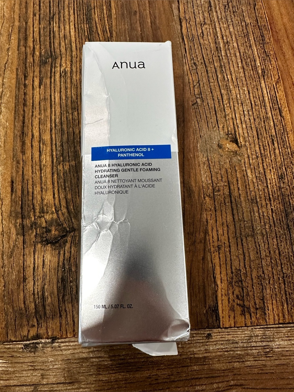 Anua Hyaluronic Acid Hydrating Gentle Foaming Cleanser - Silver